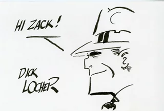 Dick Locher autograph