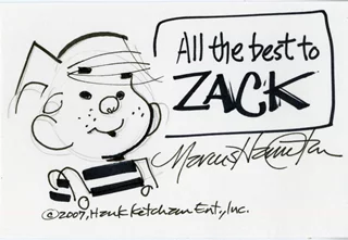 Marcus Hamilton autograph