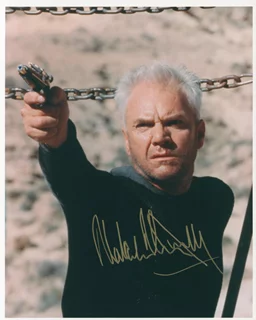 Malcolm McDowell autograph