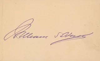 William S. Hart autograph