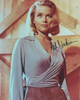 Honor Blackman autograph