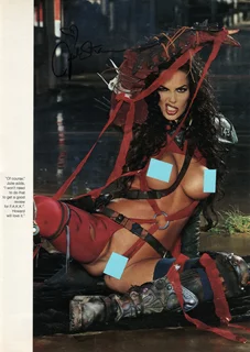 Julie Strain autograph