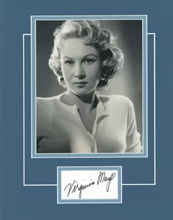 Virginia Mayo autograph