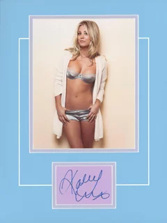 Kaley Cuoco autograph
