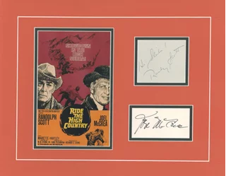 Ride The High Country autograph