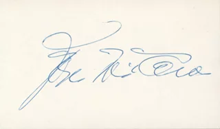 Joel McCrea autograph