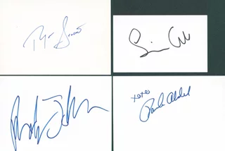 American Idol autograph