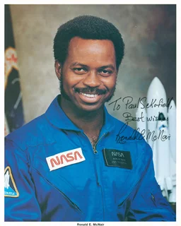 Ronald McNair autograph
