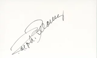 Ralph Bellamy autograph