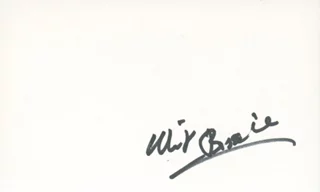 Whit Bissell autograph