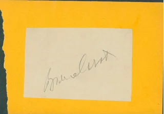 Bruce Cabot autograph