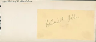 Halliwell Hobbes autograph