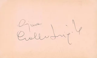 Gina Lollobrigida autograph