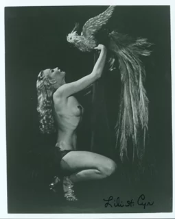 Lili St. Cyr autograph