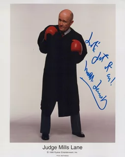 Mills Lane autograph