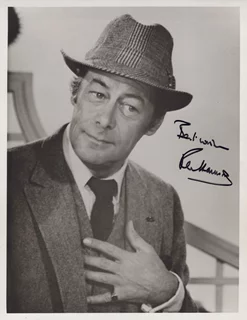 Rex Harrison autograph
