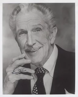 Vincent Price autograph