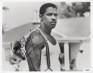 Denzel Washington autograph