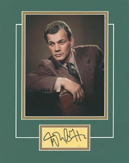 Joseph Cotten autograph