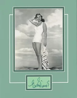 Esther Williams autograph