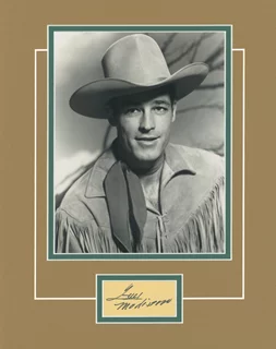 Guy Madison autograph