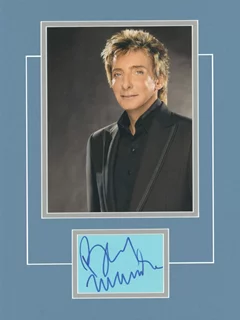 Barry Manilow autograph