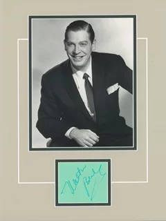 Milton Berle autograph