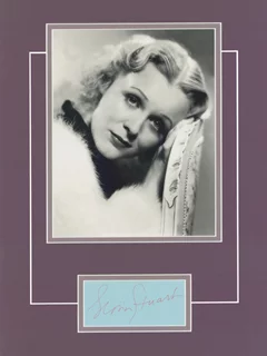 Gloria Stuart autograph