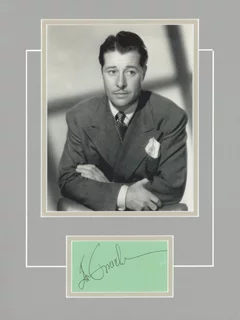 Don Ameche autograph