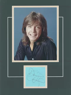 David Cassidy autograph