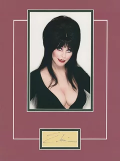 Elvira autograph