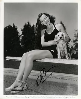 Ella Raines autograph