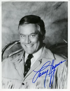 Larry Hagman autograph