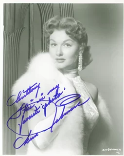 Ann Robinson autograph