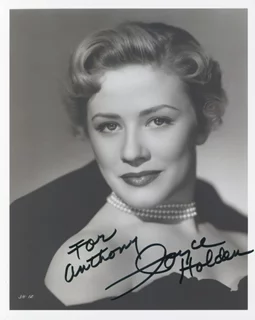 Joyce Holden autograph
