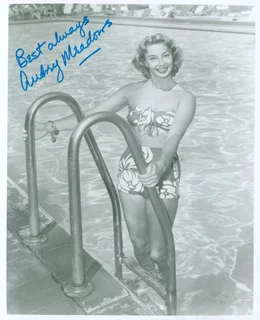 Audrey Meadows autograph