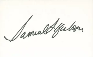 Samuel L. Jackson autograph