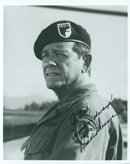 Richard Crenna autograph