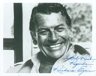 Richard Egan autograph