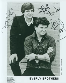 The Everly Brothers autograph