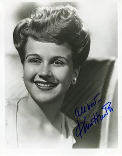 Kim Hunter autograph