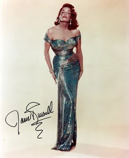 Jane Russell autograph