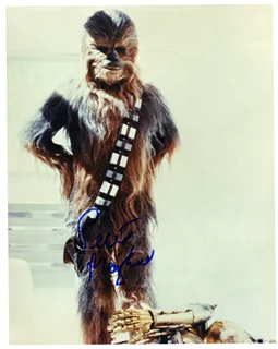 Peter Mayhew autograph