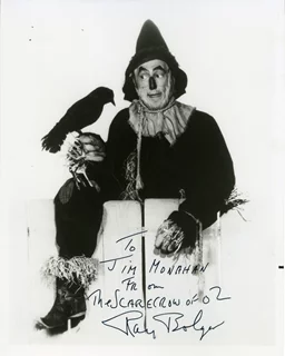 Ray Bolger autograph