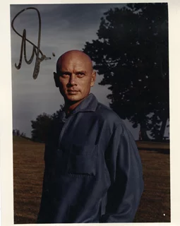 Yul Brynner autograph
