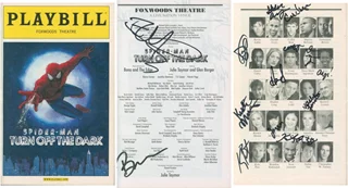 Spider-Man: Turn Off The Dark autograph