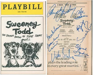 Sweeney Todd autograph