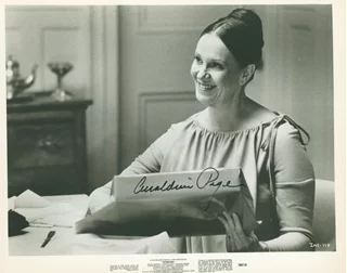 Geraldine Page autograph