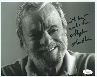 Stephen Sondheim autograph