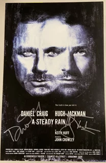 A Steady Rain autograph